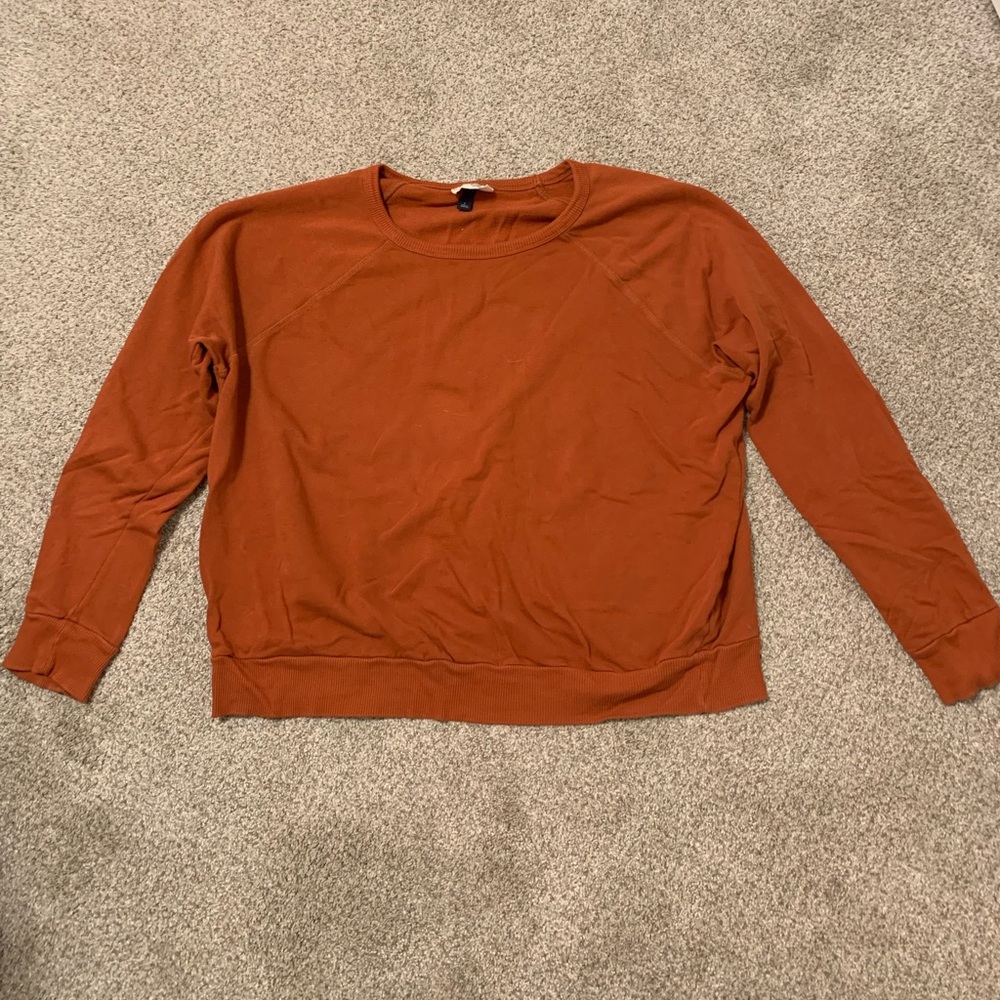 Rusty Orange sweater Size Large